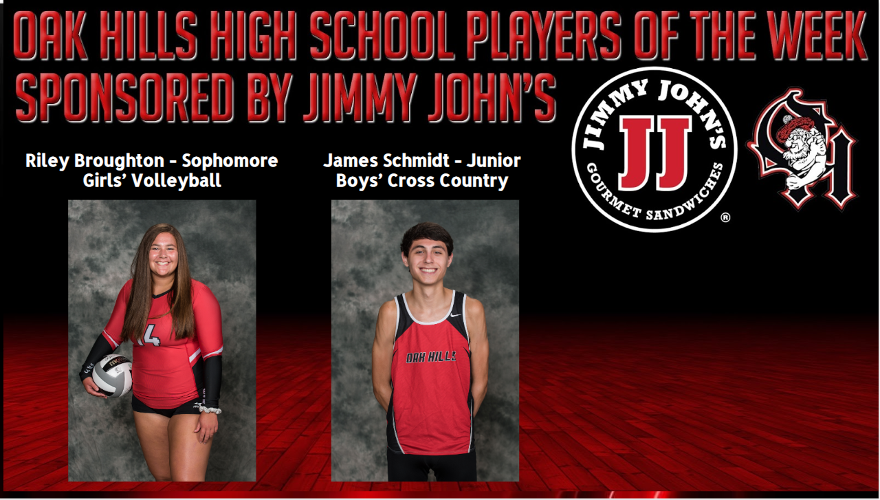 Jimmy John's OHHS Players of the Week